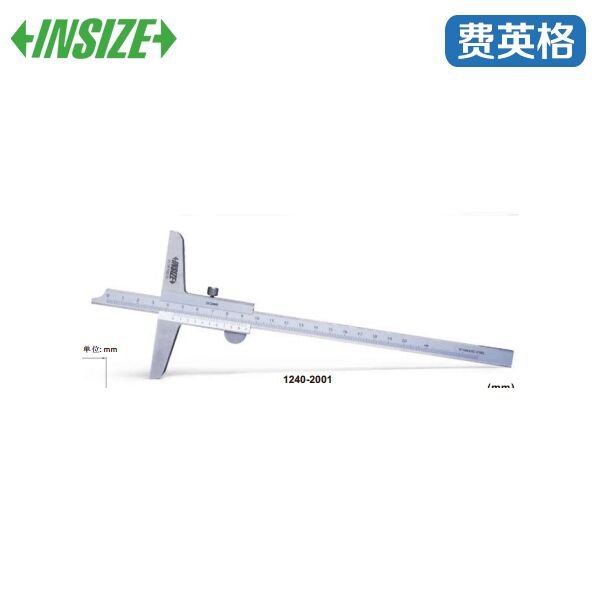 INSIZE英示游标深度尺（整体型）1240-2001