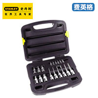 STANLEY18件套6.3MM,12.5MM系列花形旋具套筒组套91-9